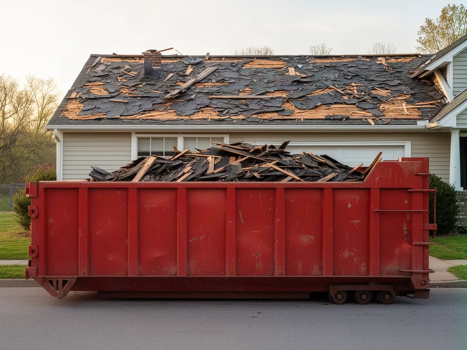 Roll-off dumpster from Hildebrand & Marshall Dumpster Rental in Lake Butler, FL
